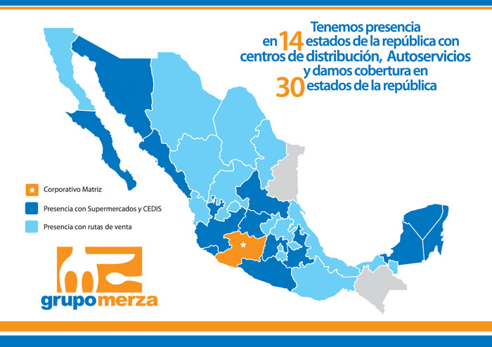 Grupo Merza en la Rep&uacute;blica Mexicana